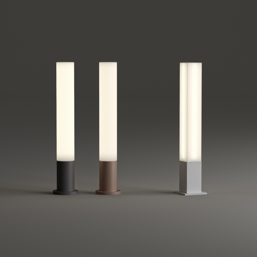 Ideal Lux - Zunanja svetilka EDO OUTDOOR 1xGX53/15W/230V 80 cm IP65 rjava