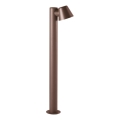 Ideal Lux - Zunanja svetilka GAS 1xGU10/35W/230V 80 cm IP43 rjava