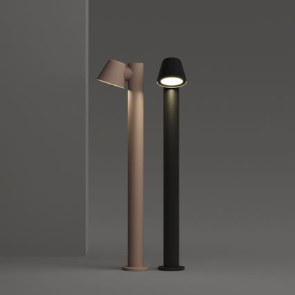 Ideal Lux - Zunanja svetilka GAS 1xGU10/35W/230V 80 cm IP43 rjava