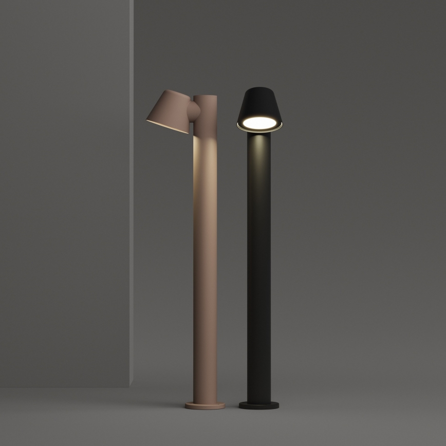 Ideal Lux - Zunanja svetilka GAS 1xGU10/35W/230V 80 cm IP43 rjava