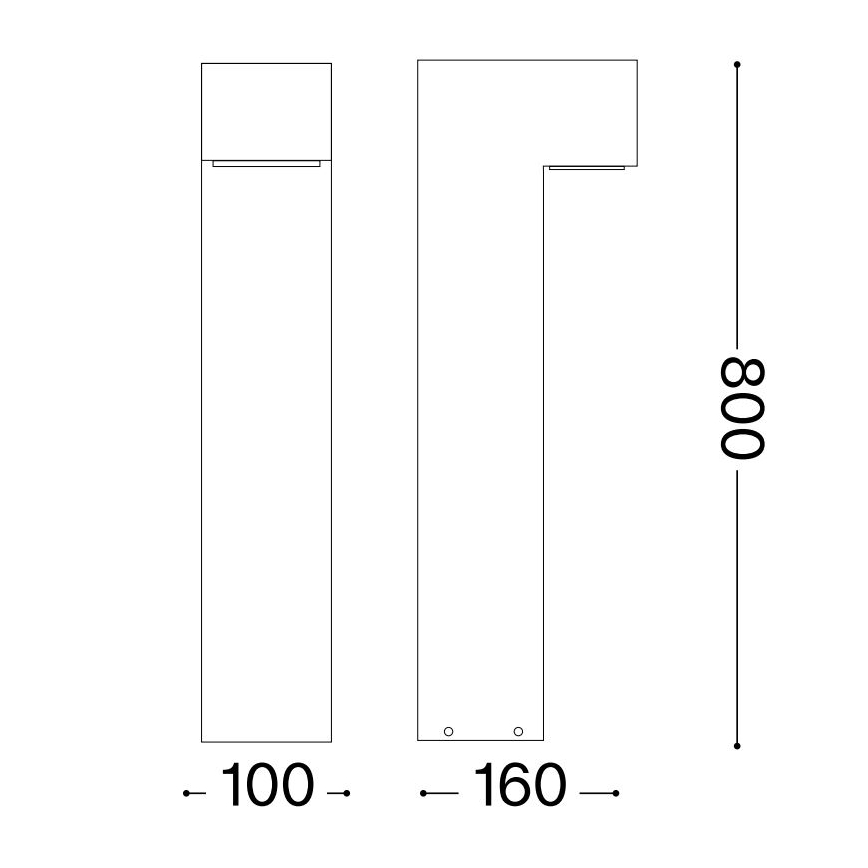 Ideal Lux - Zunanja svetilka SIRIO 2xG9/15W/230V IP44 bela