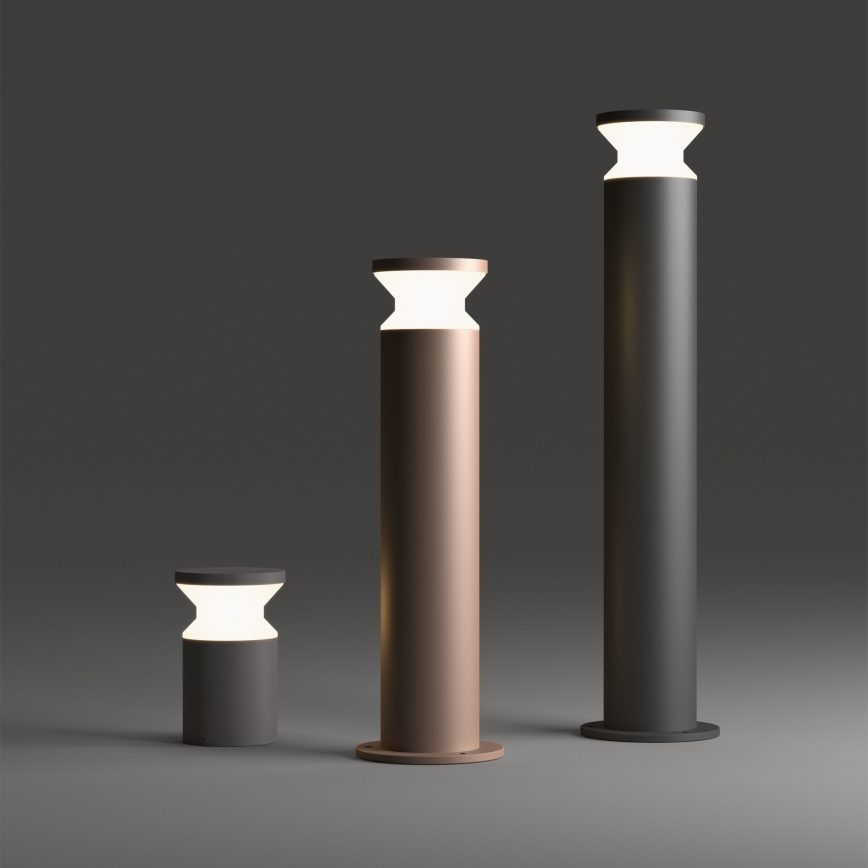 Ideal Lux - Zunanja svetilka TORRE 1xE27/15W/230V 60 cm IP65 črna