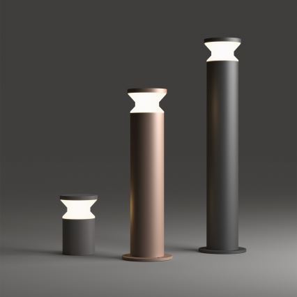 Ideal Lux - Zunanja svetilka TORRE 1xE27/15W/230V 80 cm IP65 antracit