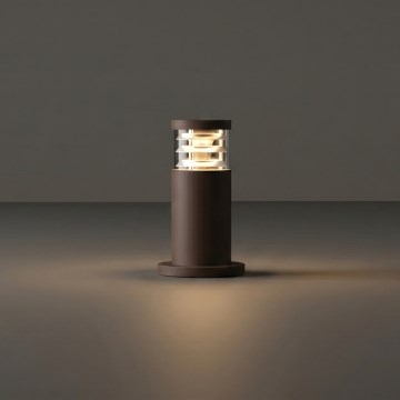 Ideal Lux - Zunanja svetilka TRONCO 1xE27/42W/230V 25 cm IP65 rjava