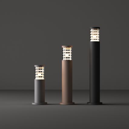 Ideal Lux - Zunanja svetilka TRONCO 1xE27/42W/230V 40 cm IP65 črna