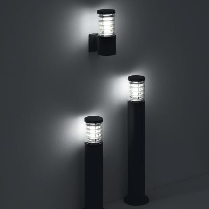 Ideal Lux - Zunanja svetilka TRONCO 1xE27/42W/230V 60 cm IP65 črna