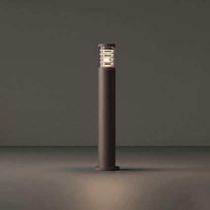 Ideal Lux - Zunanja svetilka TRONCO 1xE27/42W/230V 80 cm IP65 rjava