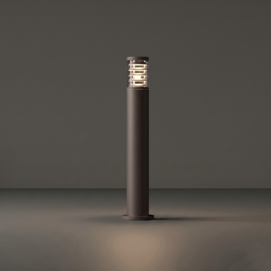 Ideal Lux - Zunanja svetilka TRONCO 1xE27/42W/230V 80 cm IP65 rjava