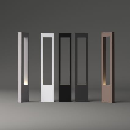 Ideal Lux - Zunanja svetilka VEGA 1xG9/15W/230V 80 cm IP44 rjava