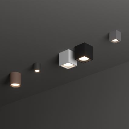 Ideal Lux - Zunanja usmerjena svetilka TECHO 1xGU10/20W/230V 9x9 cm IP54 antracit