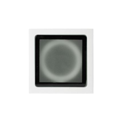 Ideal Lux - Zunanje točkovno svetilo TECHO 1xGU10/20W/230V 15x15 cm IP54 belo