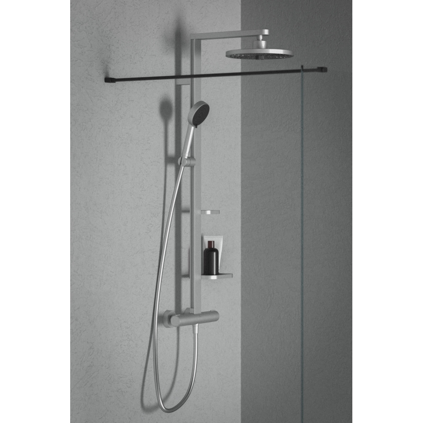 Ideal Standard BD583SI - Komplet za prho s termostatsko baterijo CERATHERM ALU+ matni krom