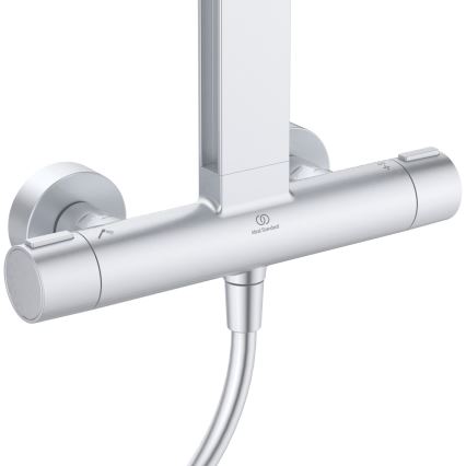 Ideal Standard BD583SI - Komplet za prho s termostatsko baterijo CERATHERM ALU+ matni krom