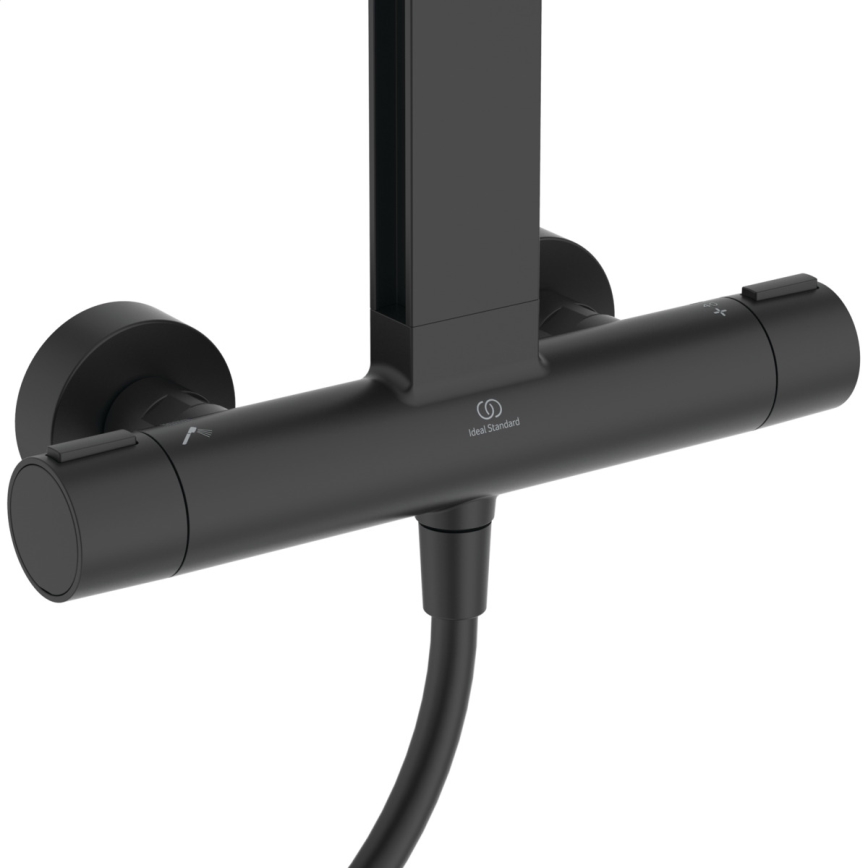 Ideal Standard BD583XG - komplet za tuš z mešalno baterijo CERATHERM ALU+ mat črna