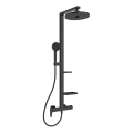 Ideal Standard BD584XG - Tušni komplet z baterijo CERAFLOW ALU+ v mat črni barvi