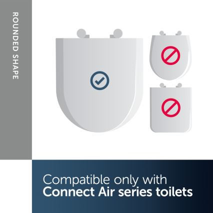 Ideal Standard E036601 - Sedež za WC SoftClose CONNECT AIR bela