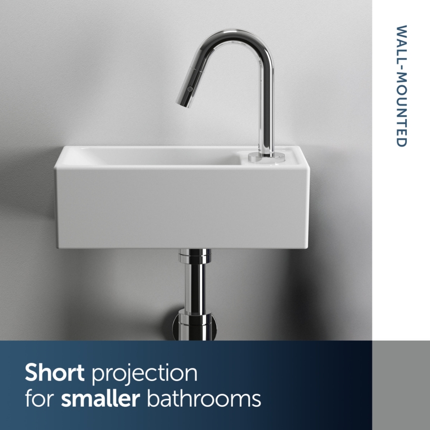 Ideal Standard E211201 - Stenski umivalnik I.LIFE S 37x21 cm keramika/bela