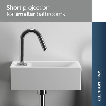 Ideal Standard E211301 - Stenski umivalnik I.LIFE S 37 x 21 cm keramika/bela