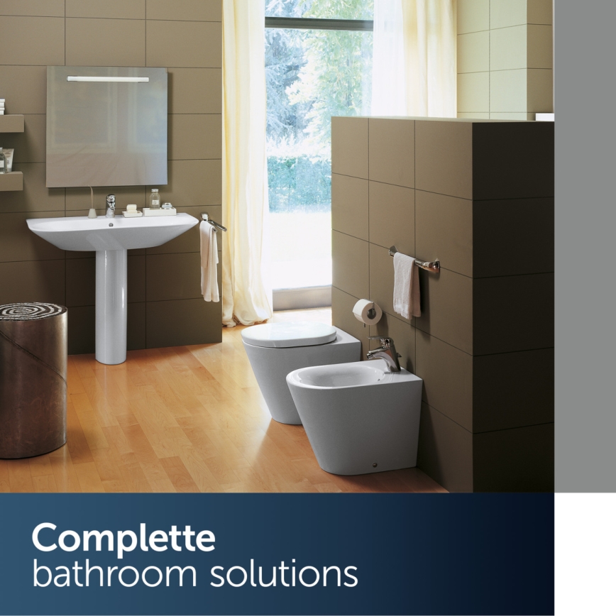 Ideal Standard K706101 - WC sedež TONIC z mehkim zapiranjem, bel