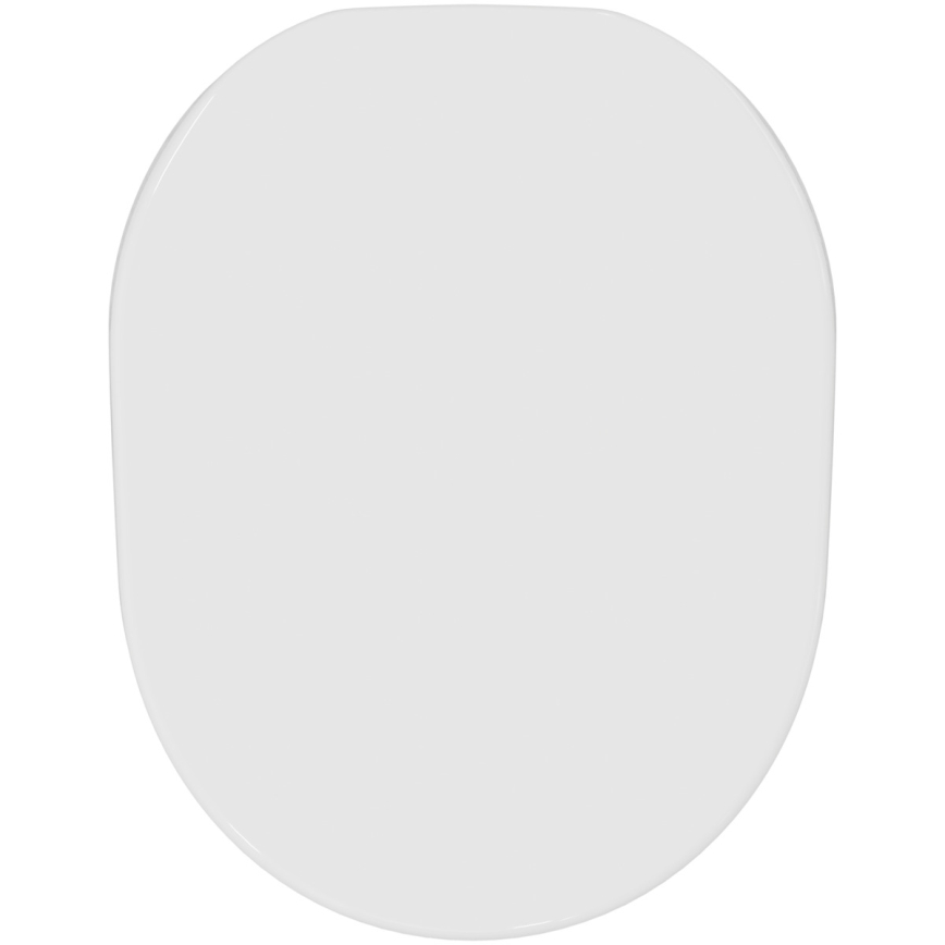 Ideal Standard K706101 - WC sedež TONIC z mehkim zapiranjem, bel