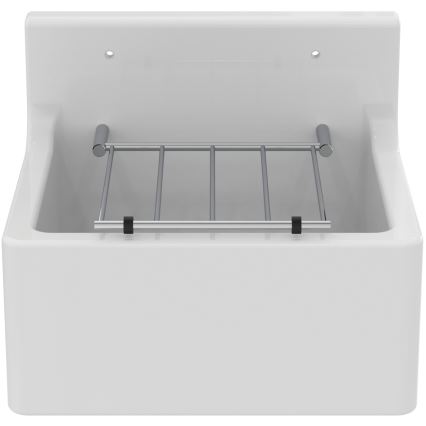 Ideal Standard S593901 - Stenski umivalnik DOURO z rešetko 45,5x38 cm keramika/bela