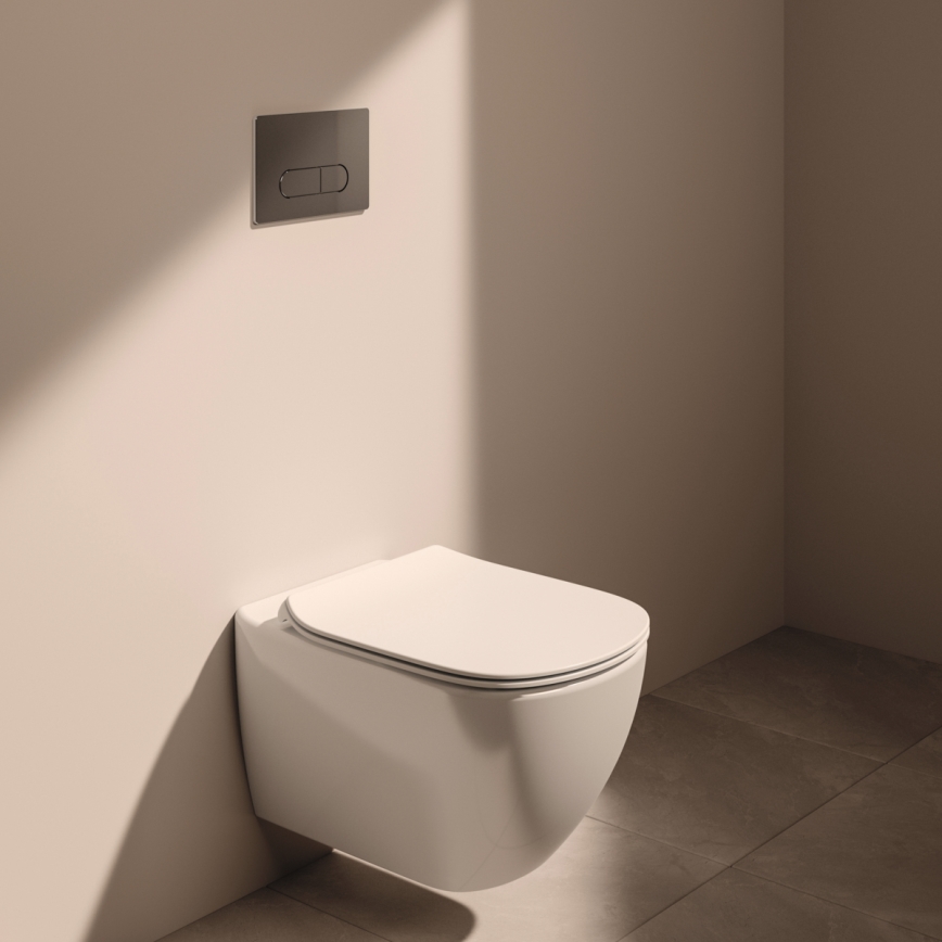 Ideal Standard T354601 - Viseča WC školjka s sedežem SoftClose TESI keramika/bela