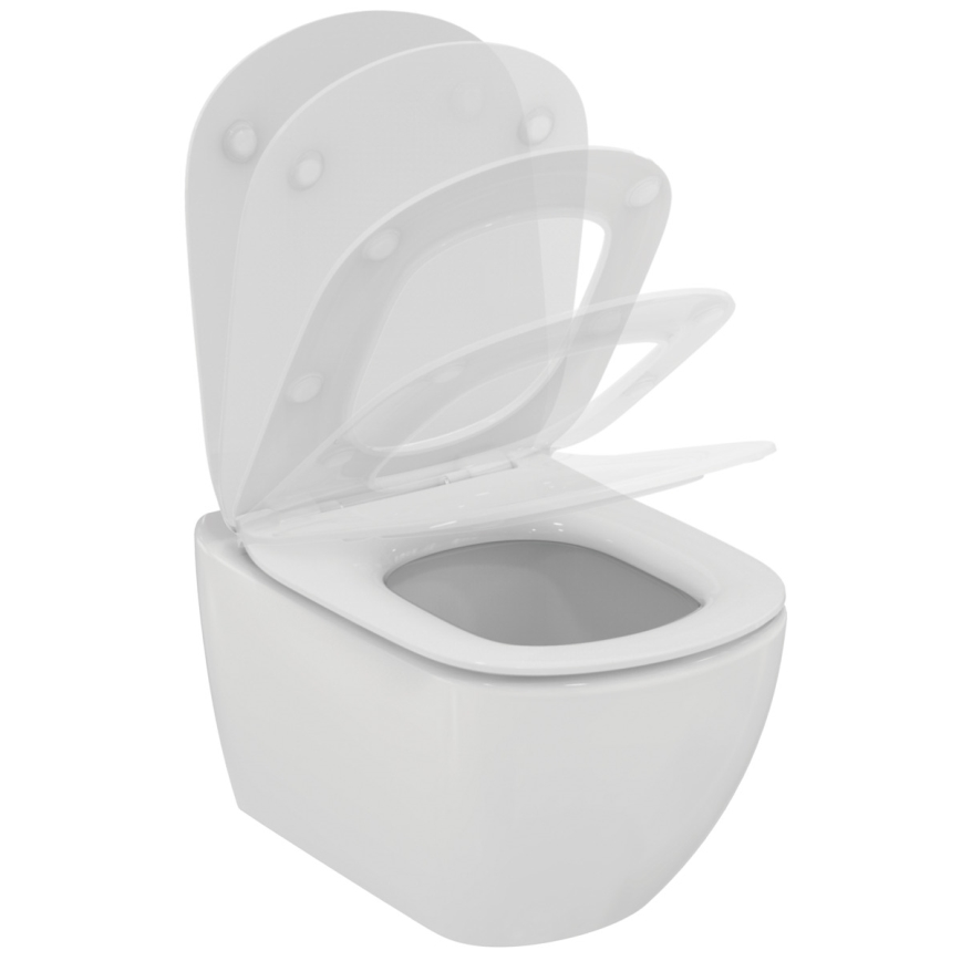 Ideal Standard T354601 - Viseča WC školjka s sedežem SoftClose TESI keramika/bela