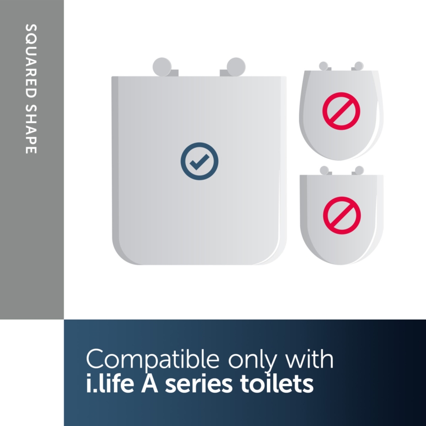 Ideal Standard T453001 - WC deska I.LIFE A bela