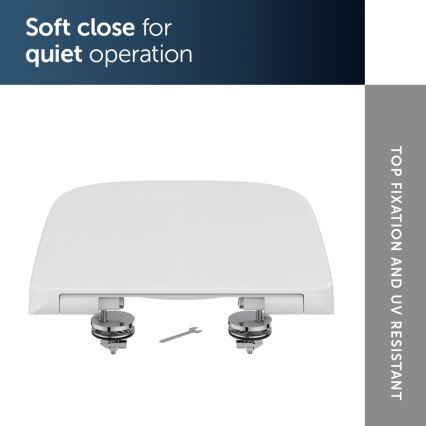 Ideal Standard T468301 - Deska za WC SoftClose I.LIFE B bela