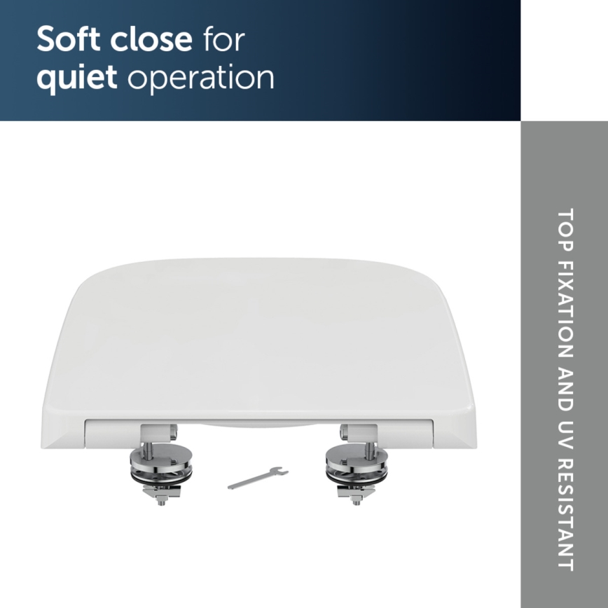 Ideal Standard T468301 - Deska za WC SoftClose I.LIFE B bela