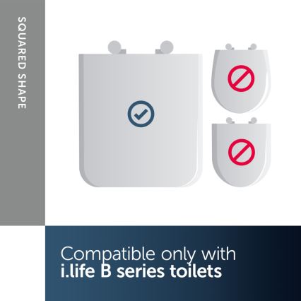 Ideal Standard T468301 - Deska za WC SoftClose I.LIFE B bela