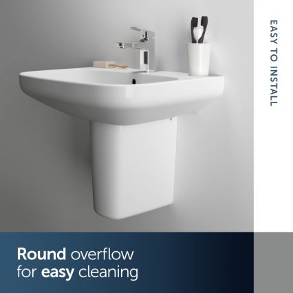 Ideal Standard T470501 - Viseči umivalnik I.LIFE A 60x48 cm keramika/bela