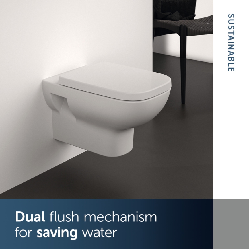 Ideal Standard T471701 - Viseče WC Rimless I.LIFE A keramika/bela