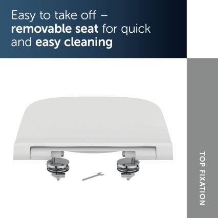 Ideal Standard T500301 - Toaletni sedež SoftClose I.LIFE B, bela