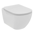 Ideal Standard T536001 - Viseča WC školjka brez roba s sedežem SoftClose TESI keramika/bela