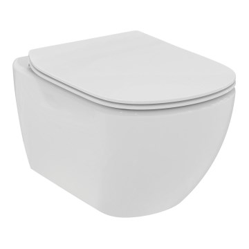Ideal Standard T536001 - Viseča WC školjka brez roba s sedežem SoftClose TESI keramika/bela