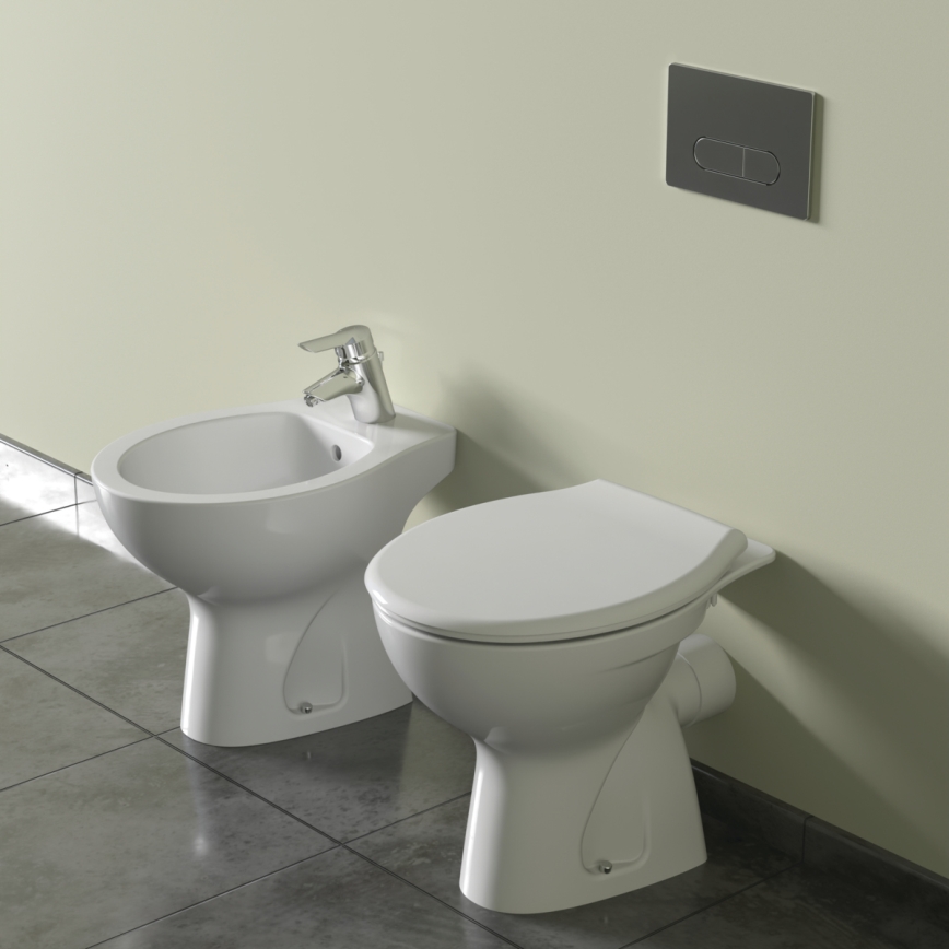 Ideal Standard W333101 - Stoječa WC školjka EUROVIT keramika/bela