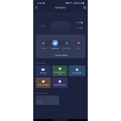 Pametni brezžični varnostni sistem 4G LTE/WiFi/Ethernet/GSM