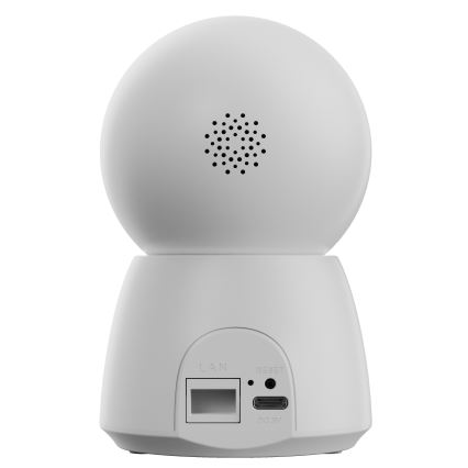 Pametna Wi-Fi kamera Tuya z gibalnim senzorjem, 2K, 5V, bela