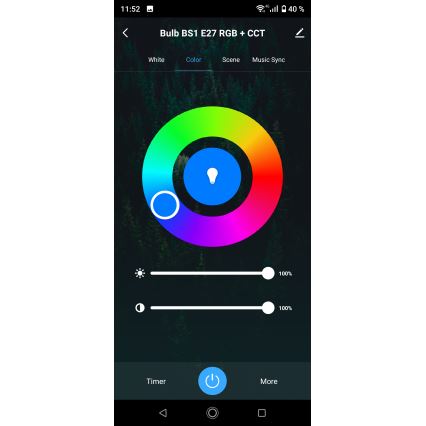LED RGBW zatemnjevalna kopalniška stropna svetilka LED/24W/230V 3000-6500K premer 33 cm IP54 bela Wi-Fi