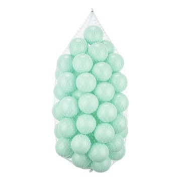 Igralne plastične kroglice 50 kosov, premer 7 cm, metežno zelene barve