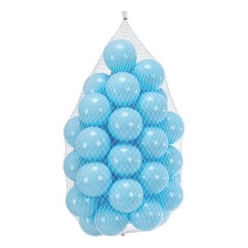 Igralne plastične kroglice 50 kosov, premer 7 cm, modre barve