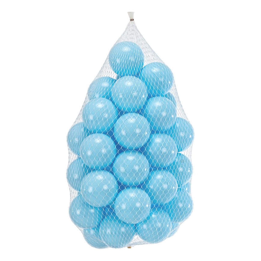 Igralne plastične kroglice 50 kosov, premer 7 cm, modre barve