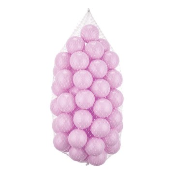 Igralne plastične kroglice 50 kosov, premer 7 cm, roza