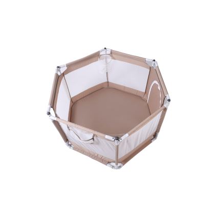 Igralni ograja 120 cm rjava