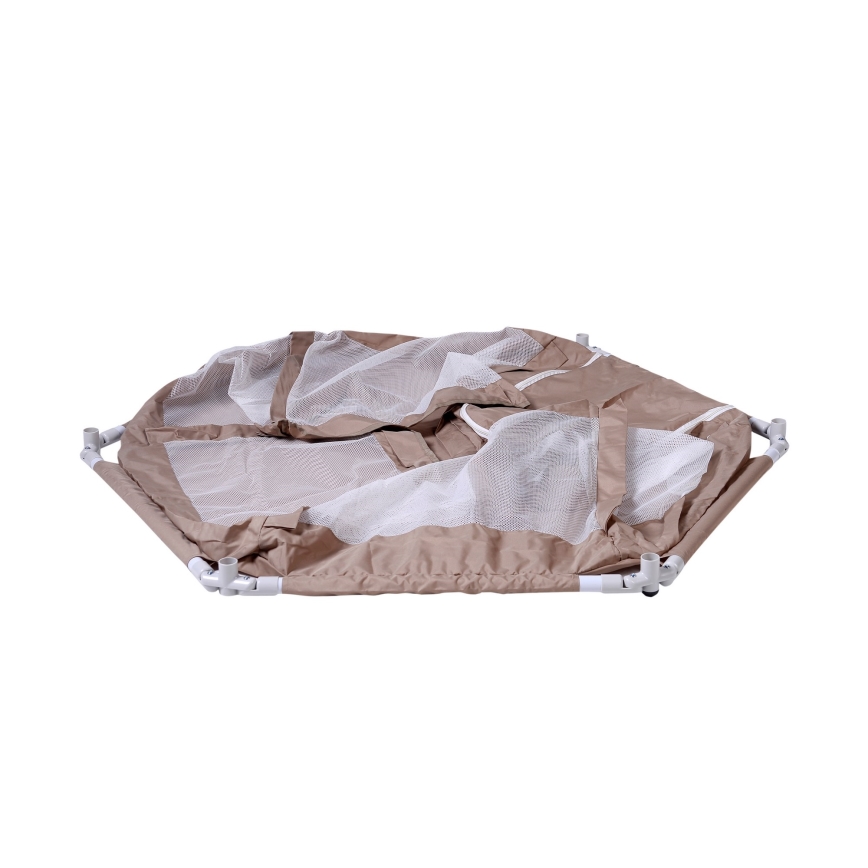 Igralni ograja 120 cm rjava