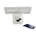 Imax - LED Solarna stenska svetilka s senzorjem LED/4W/5,5V IP65 bela
