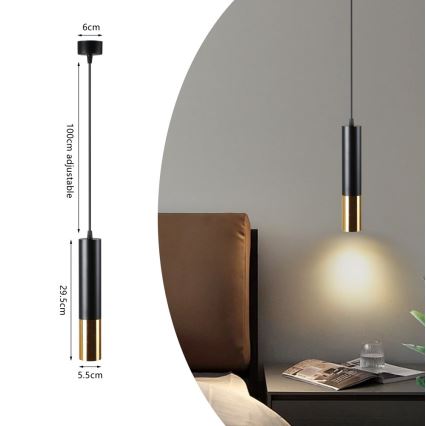 Lestenec na vrvici PUNTO 1xGU10/9W/230V