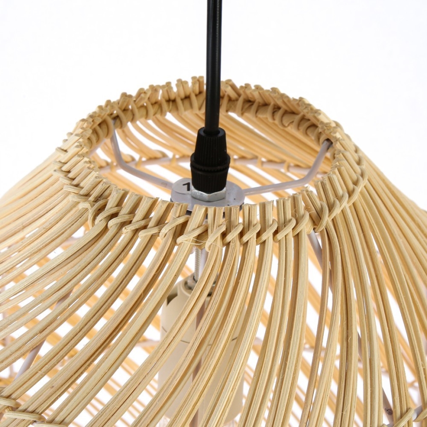 Lestenec na vrvici PELO 1xE27/40W/230V pr. 35 cm ratan