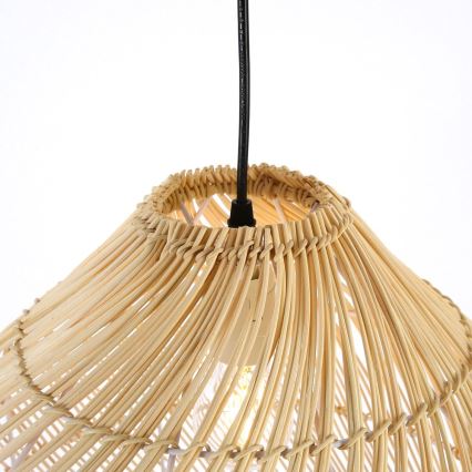 Lestenec na vrvici PELO 1xE27/40W/230V pr. 40 cm ratan